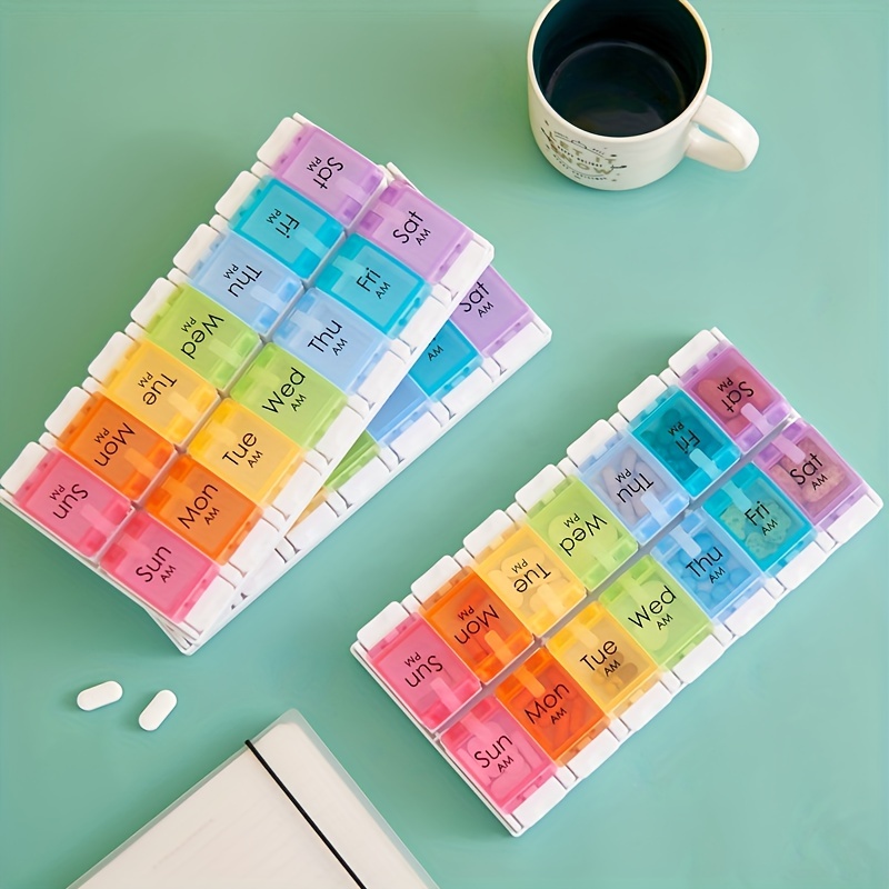 Large Capacity Pill Storage Box for Travel